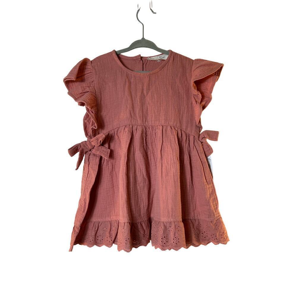 JESSICA SIMPSON Girl’s Eyelet Top / Size: 6X